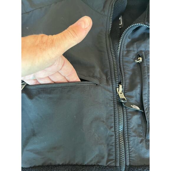 The North Face Denali Fleece Jacket Men Large Black Neutral Hiking Outdoor Comfy - Picture 11 of 16